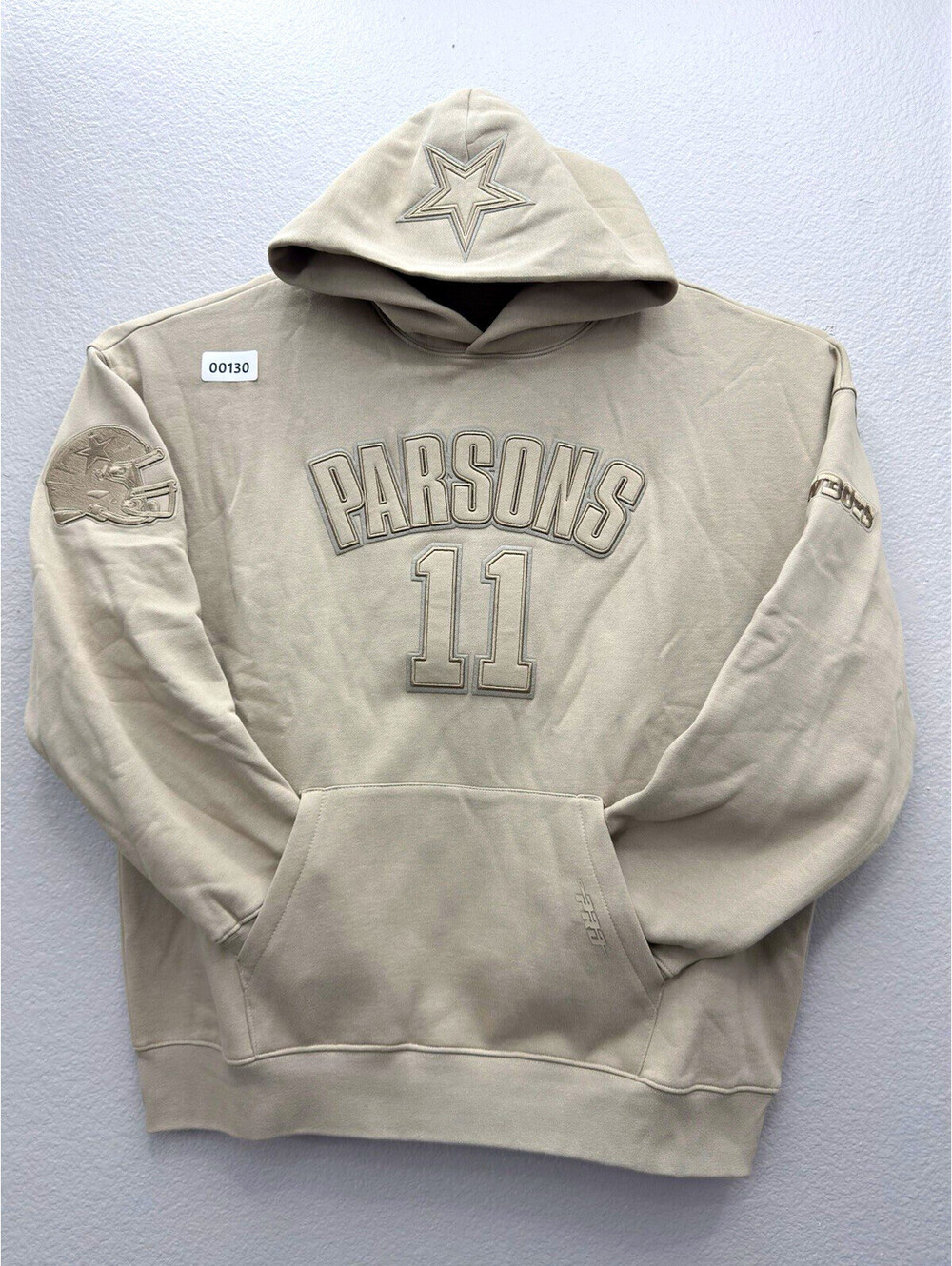 Pro Standard Dallas Cowboys Micah Parsons #11 Taupe Hoodie NFL Size L